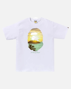 A Rising BAPE Photo Tee White