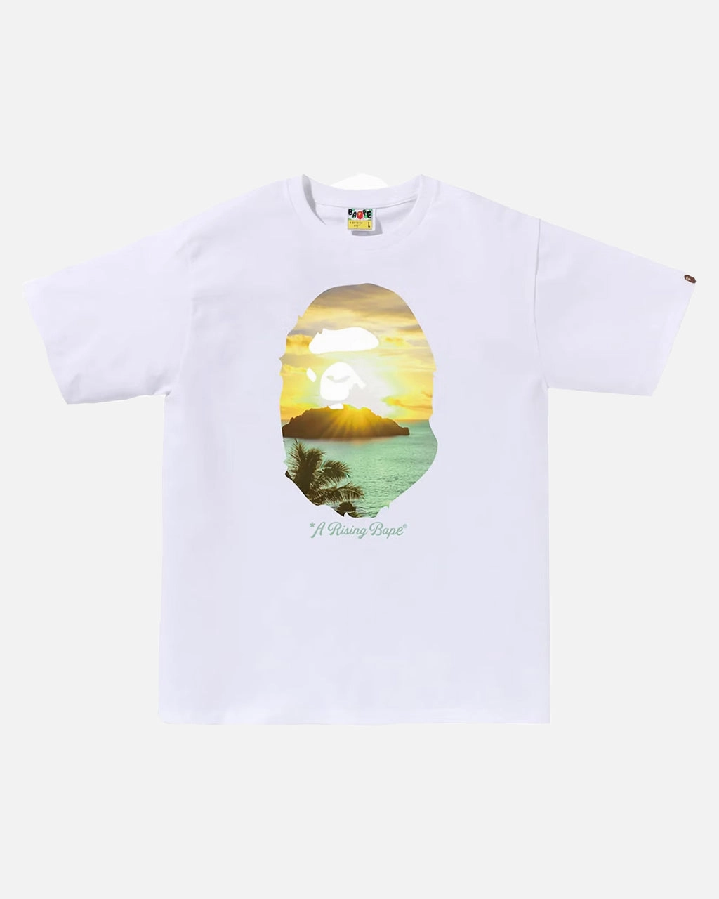 A Rising BAPE Photo Tee White