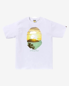 A Rising BAPE Photo Tee White