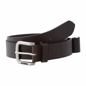 Akubra Brown Leather Belt - Koala