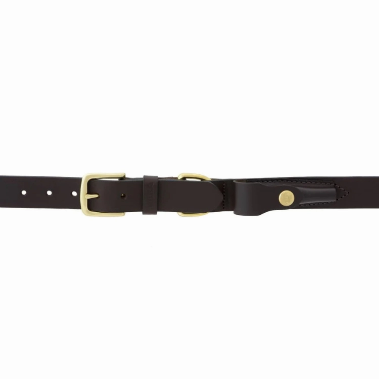 Akubra Leather Belt Stockman Knife Pouch - Brown