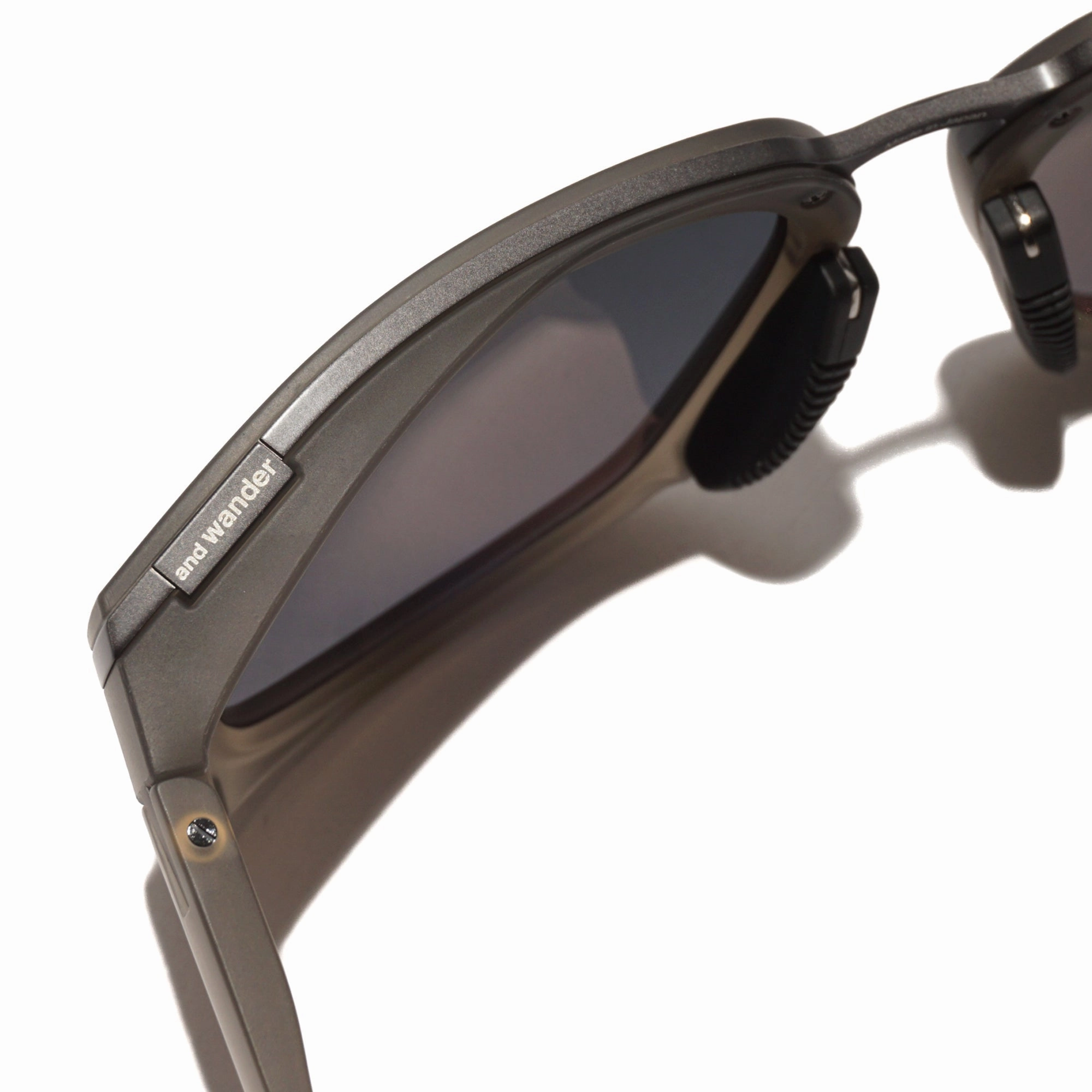 and Wander x District Vision Sunglasses W/Strap Charcoal