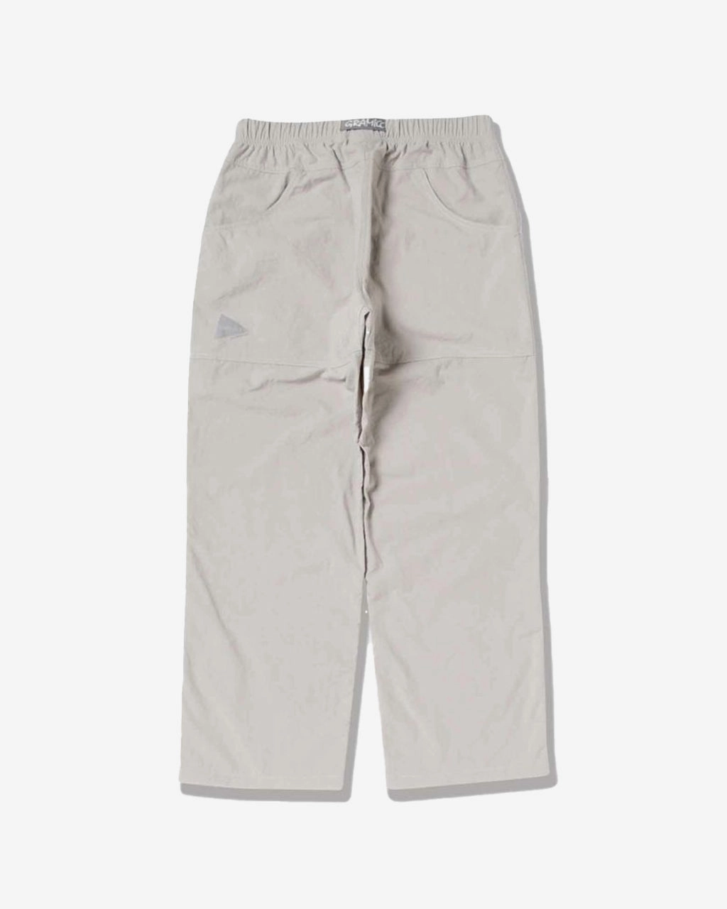 and wander x Gramicci WMNS Nylon Double Knee Pant Light Grey