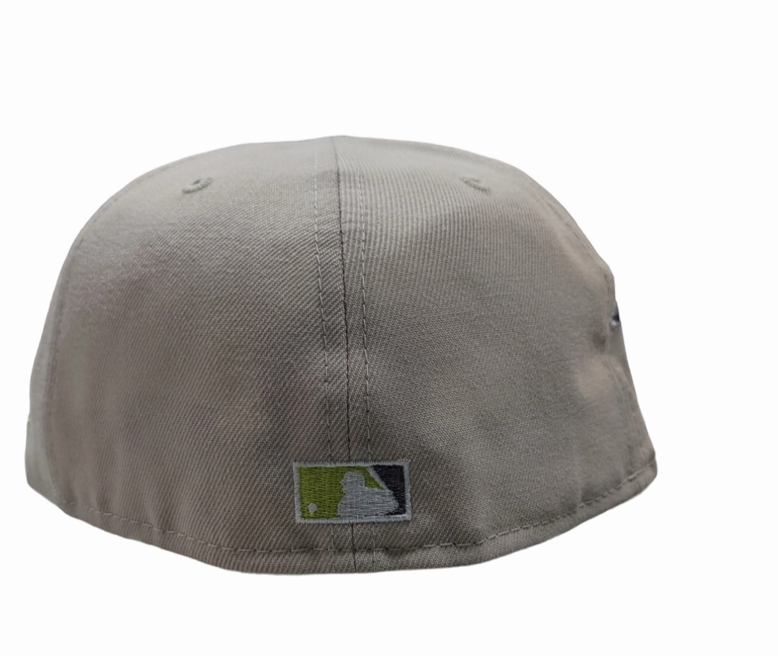Atlanta Braves New Era 2 Tone Stone/ Green Bark Sevendust Home inspired 59FIFTY Fitted Hat