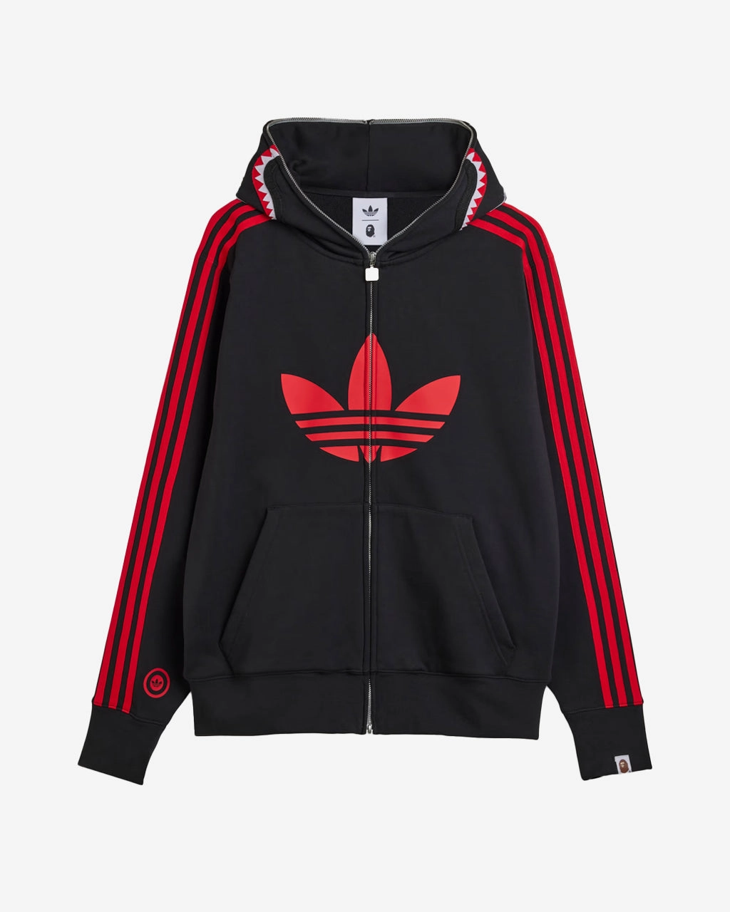 BAPE x adidas Ultimate Shark Hoodie Black