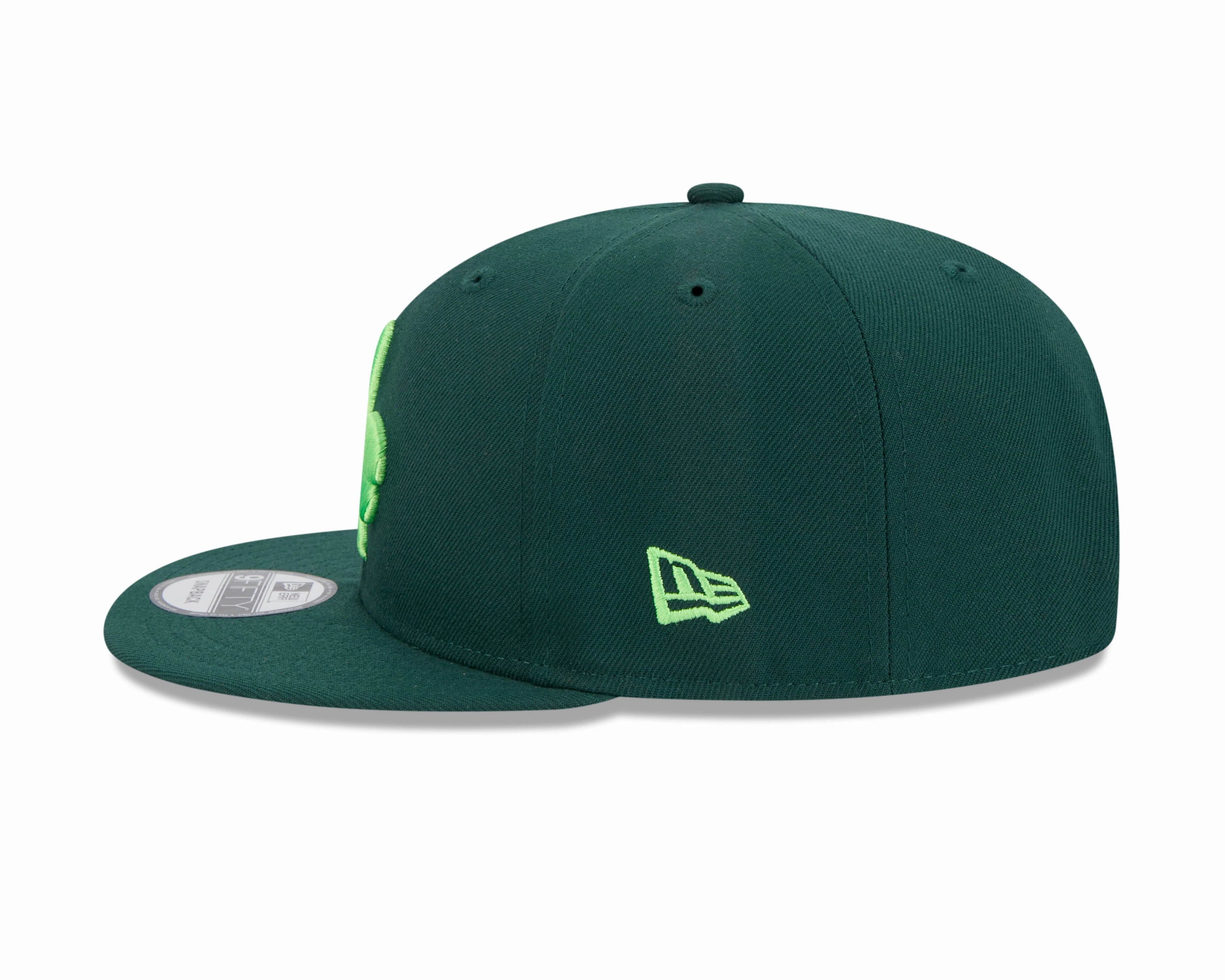 Boston Celtics New Era 2024 City Edition Green 9FIFTY Adjustable Hat