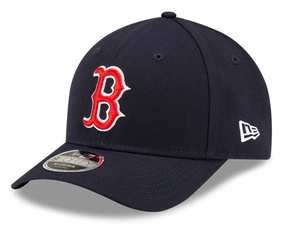 Boston Red Sox Navy New Era Player Replica M-Crown 9FORTY Adjustable Hat