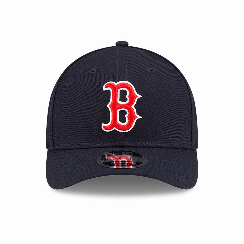 Boston Red Sox Navy New Era Player Replica M-Crown 9FORTY Adjustable Hat