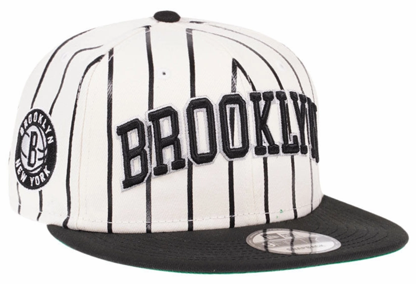 Brooklyn Nets NBA White/Black City Arch New Era 9FIFTY Snapback Hat