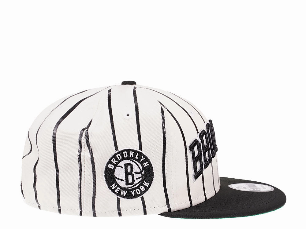 Brooklyn Nets NBA White/Black City Arch New Era 9FIFTY Snapback Hat
