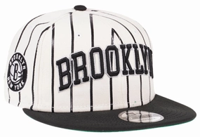 Brooklyn Nets NBA White/Black City Arch New Era 9FIFTY Snapback Hat
