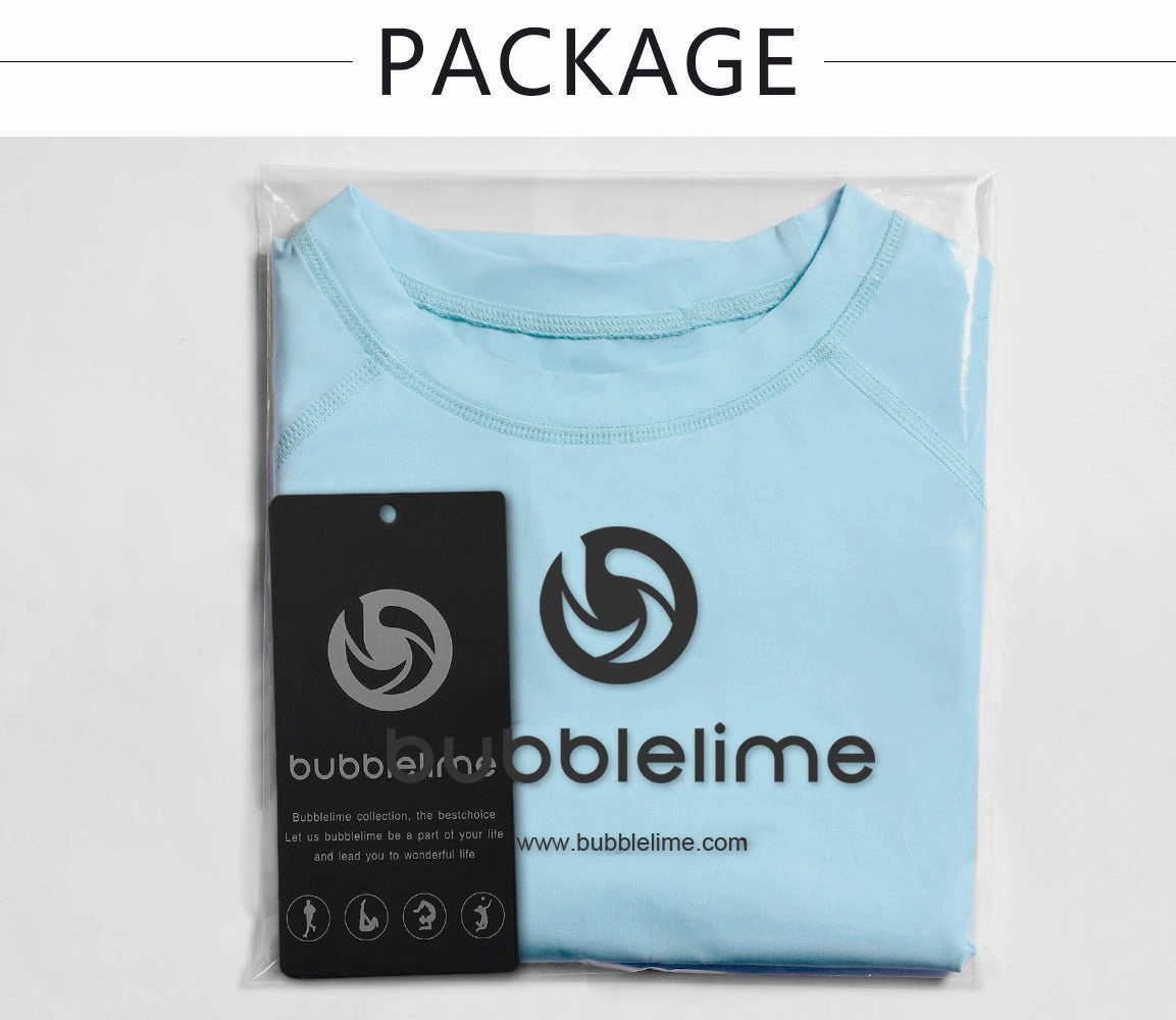 BUBBLELIME 84P/16S Long Sleeve Rashguard for Women_Golf