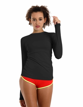 BUBBLELIME 84P/16S Long Sleeve Rashguard for Women_Golf