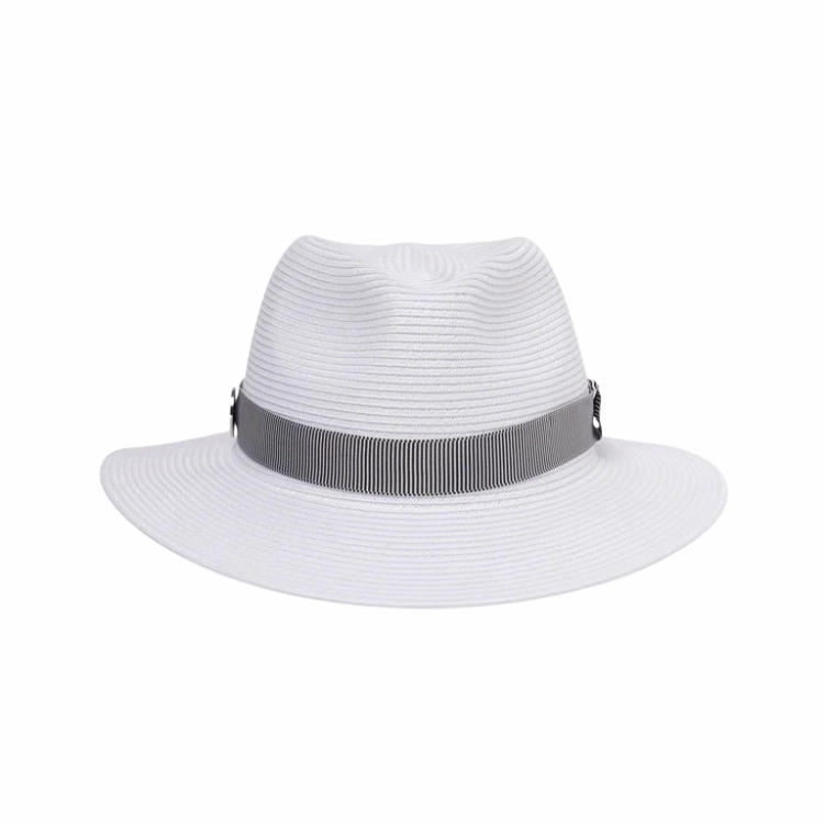 Canopy Bay by Deborah Hutton Sawgrass Golf Fedora - White/Navy