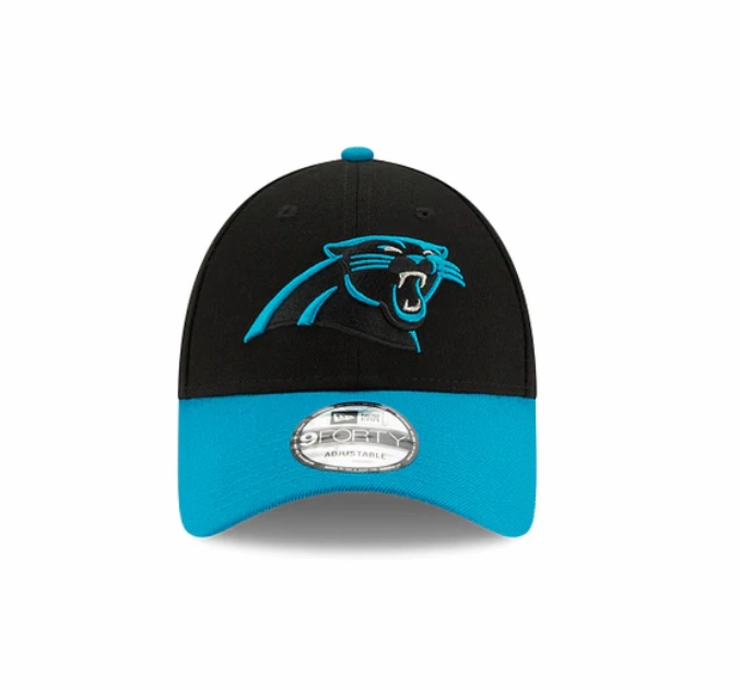 Carolina Panthers 2 Tone Black/Blue The League 9FORTY Adjustable Game Cap