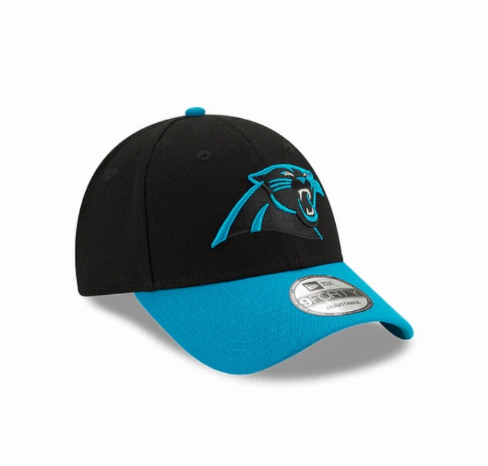 Carolina Panthers 2 Tone Black/Blue The League 9FORTY Adjustable Game Cap