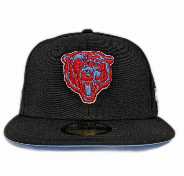 Chicago Bears Monsters of the Midway Black/Sky Blue City Vibes New Era 59FIFTY Fitted Hat