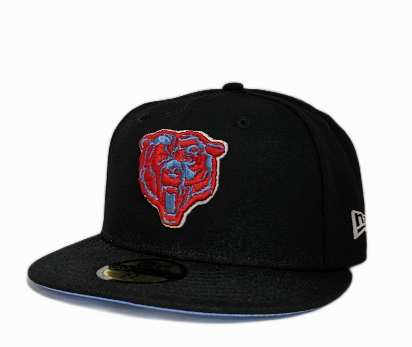 Chicago Bears Monsters of the Midway Black/Sky Blue City Vibes New Era 59FIFTY Fitted Hat