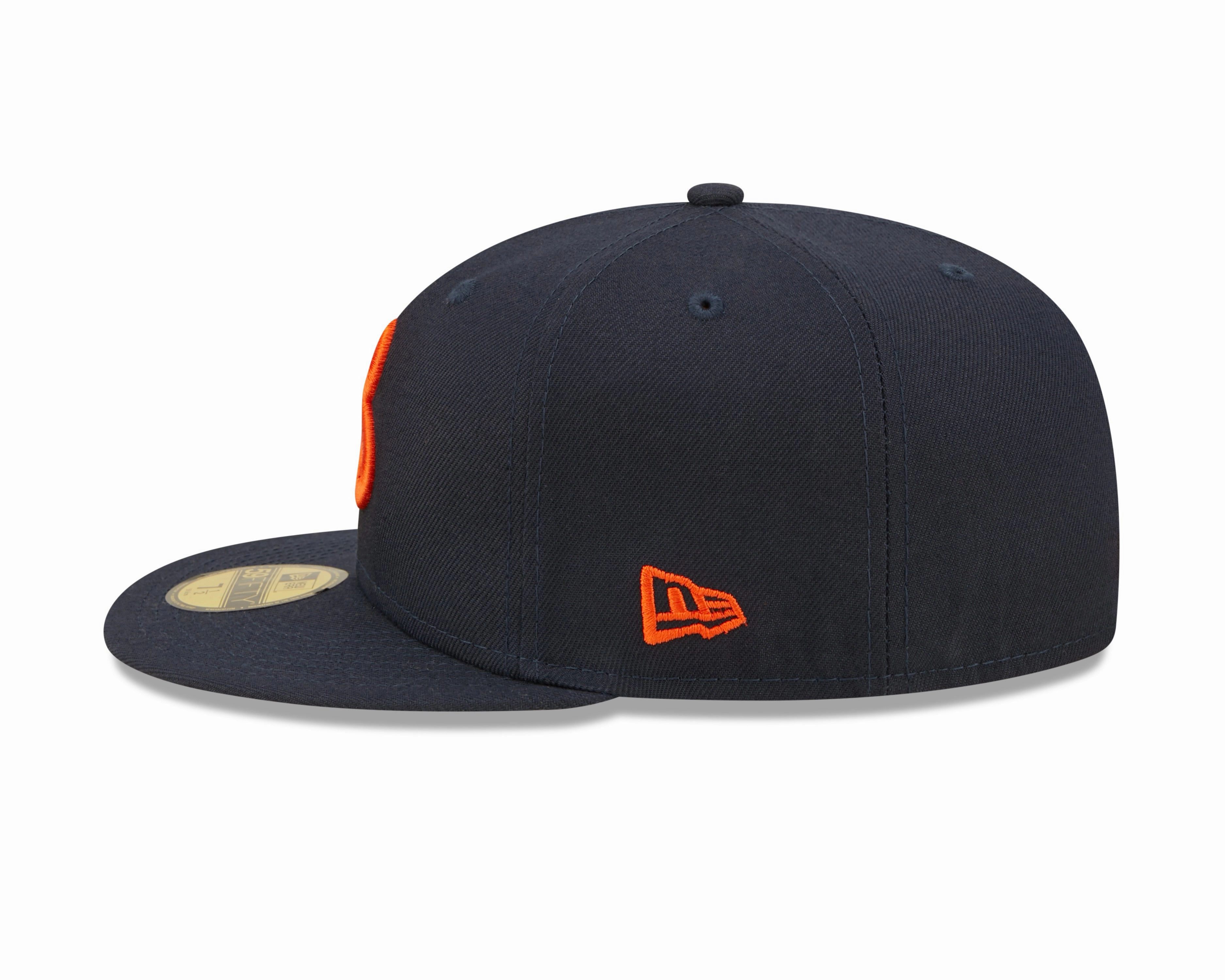 Chicago Bears "B" Logo Nightshift Navy New Era 59FIFTY Fitted Hat