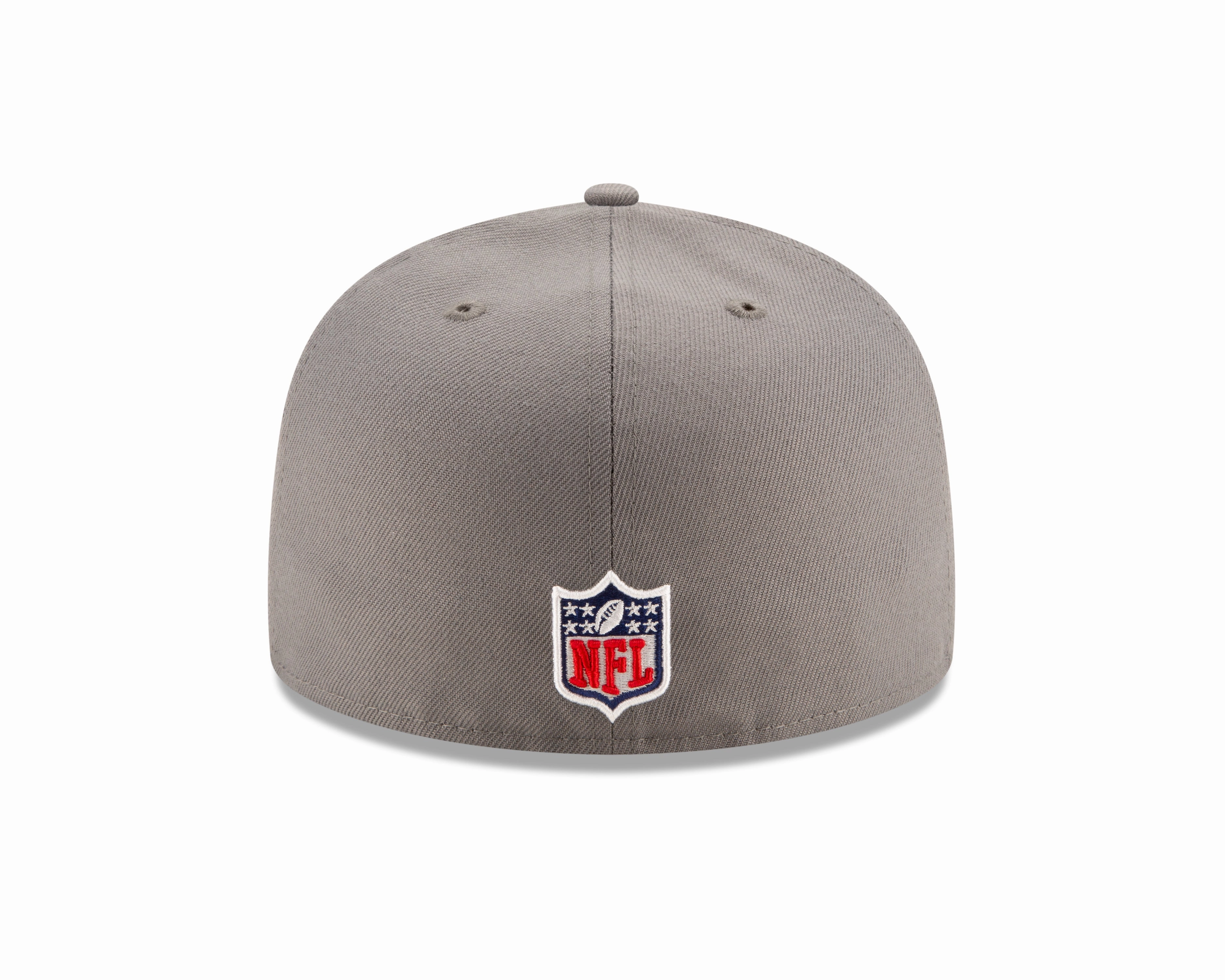 Chicago Bears "B" Logo Storm Gray New Era 59FIFTY Fitted Hat