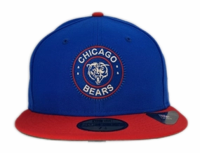 Chicago Bears Tourism Pack 2 Tone Blue/Red New Era 59FIFTY Fitted Hat