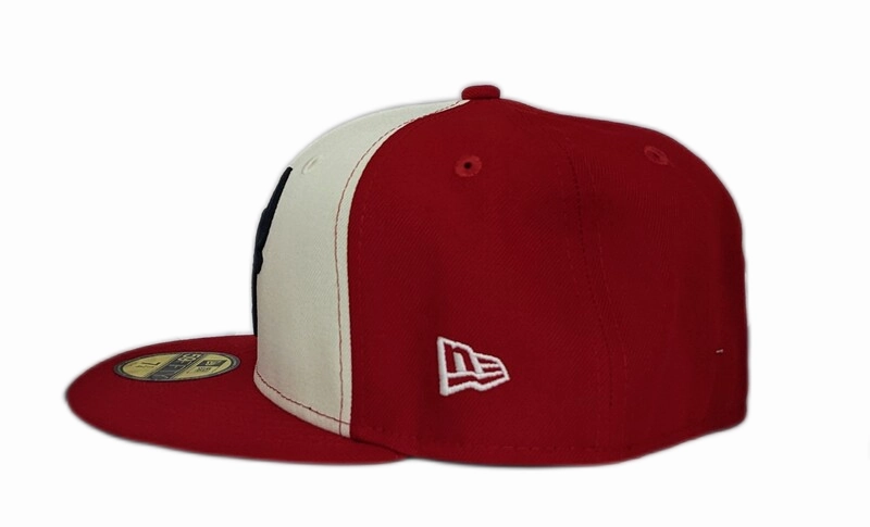Chicago Bulls New Era Off White/Red 59FIFTY Fitted Hat