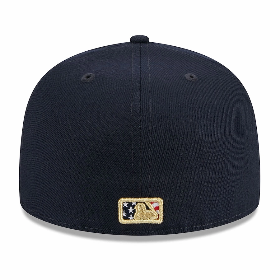 Chicago Cubs 2023 On Field 4th of July Navy 59FIFTY Fitted Hat