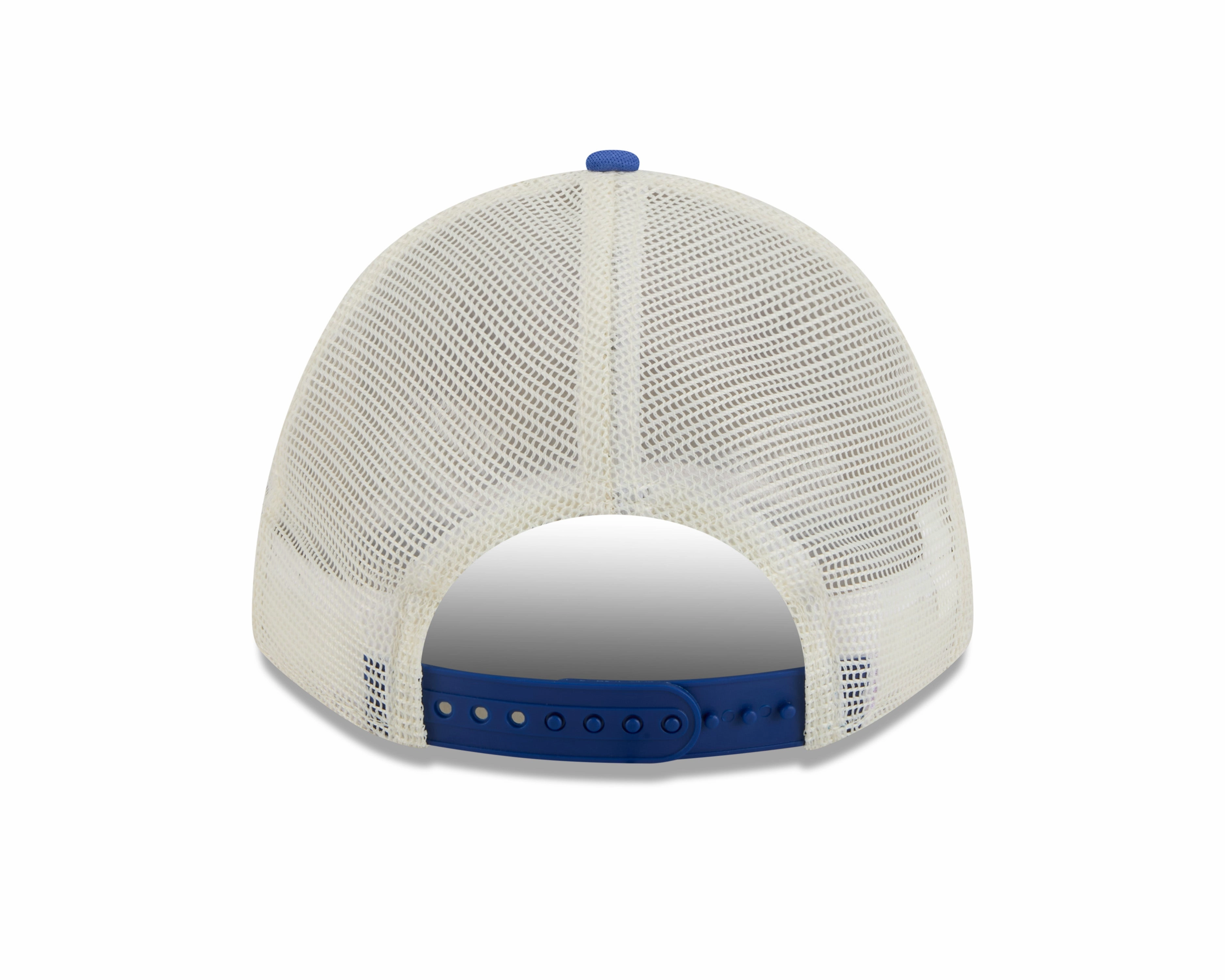 Chicago Cubs 2 Tone Chrome/Royal New Era 9FORTY M-Crown Trucker Adjustable Hat