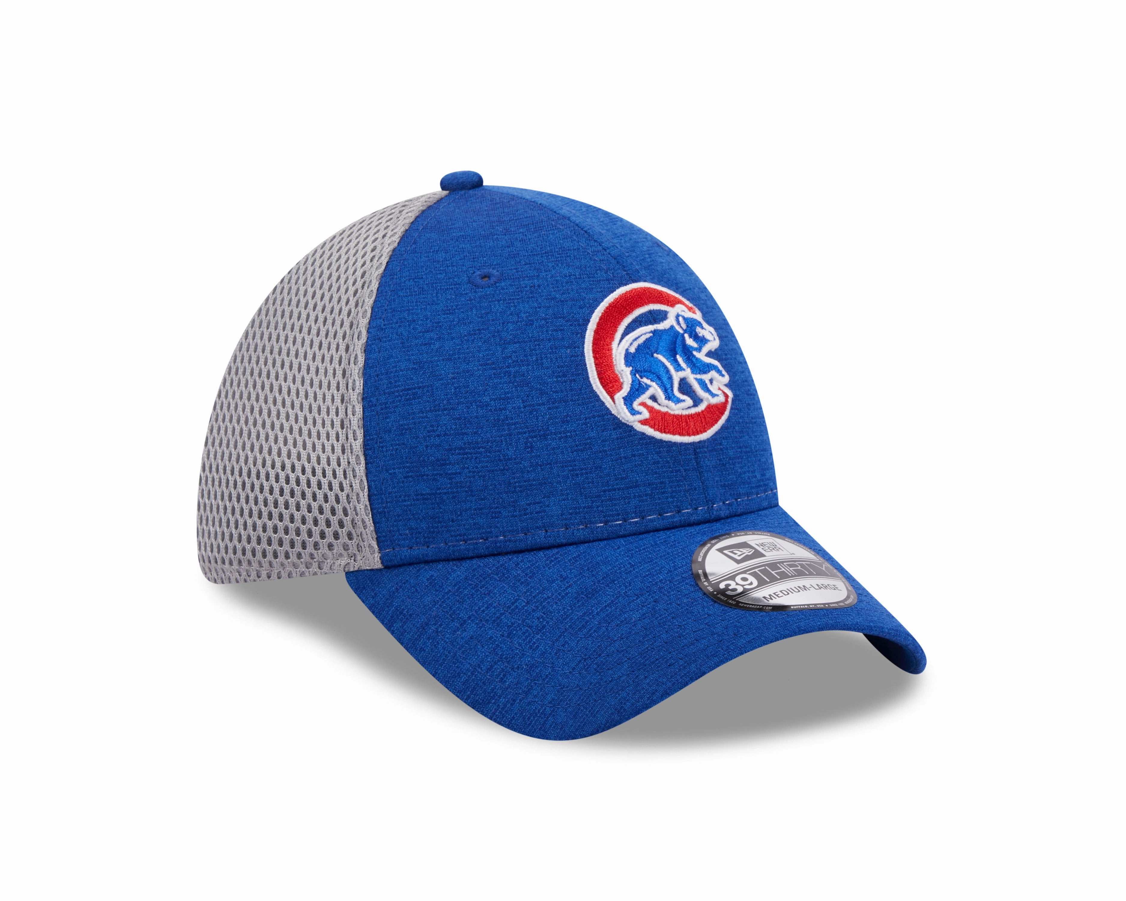 Chicago Cubs Alternate Logo 39THIRTY Royal/Gray Shadowed Neo Flex Fit Hat By New Era