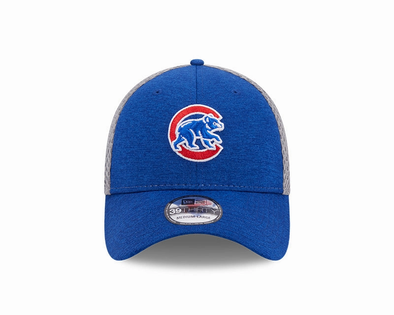 Chicago Cubs Alternate Logo 39THIRTY Royal/Gray Shadowed Neo Flex Fit Hat By New Era
