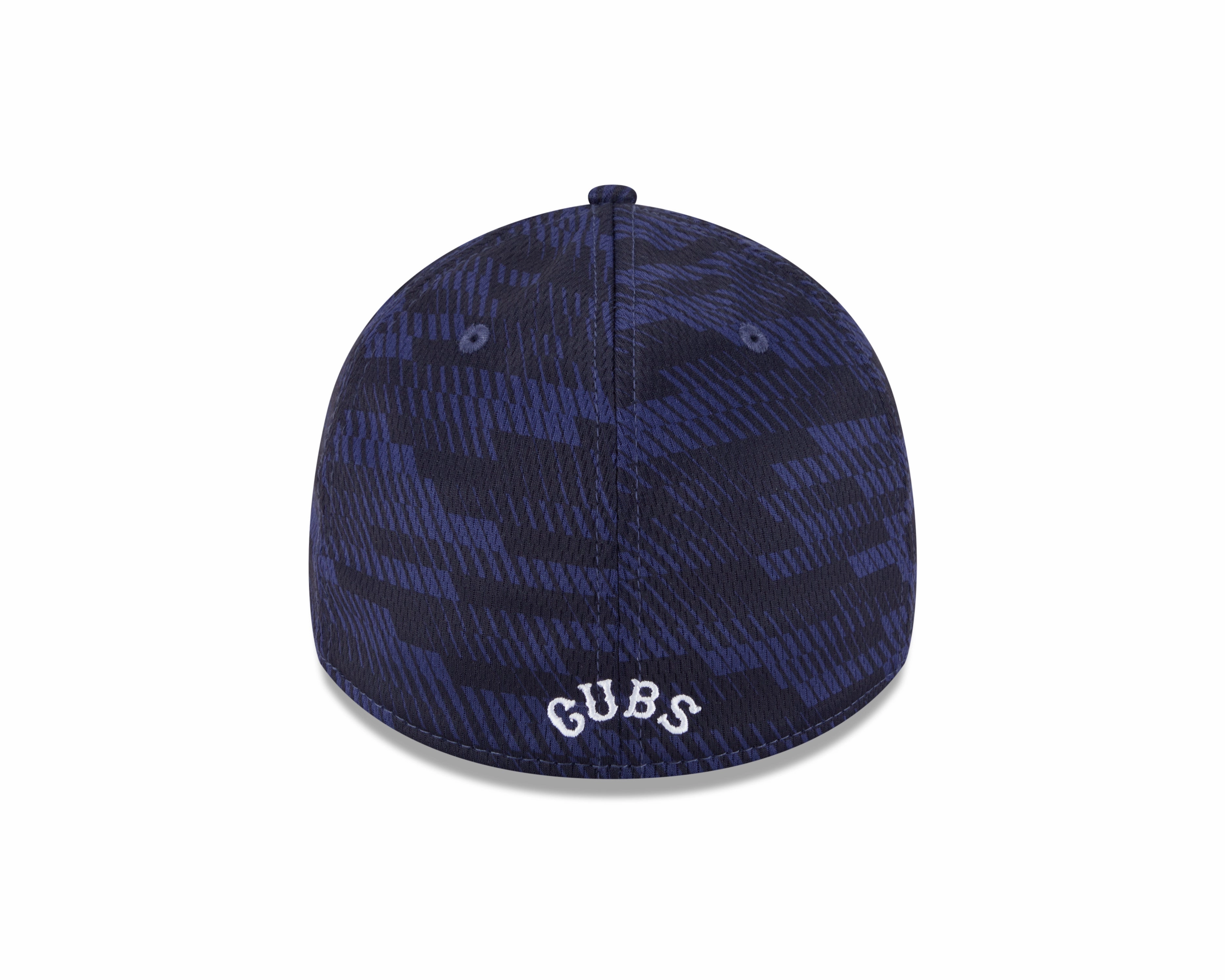 Chicago Cubs Navy 2025 Clubhouse 1914 Bear Alternate New Era 39THIRTY Flex Hat