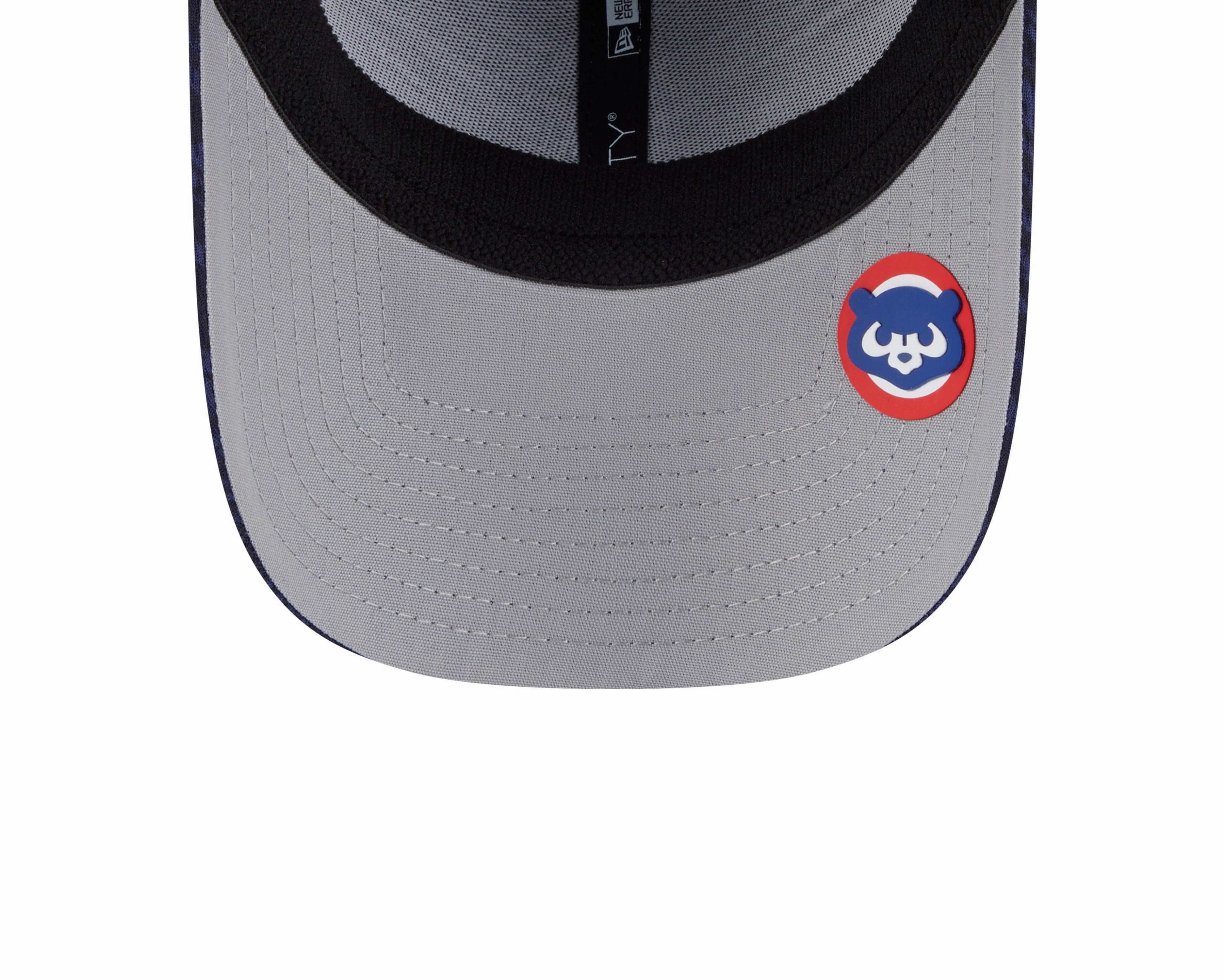Chicago Cubs Navy 2025 Clubhouse 1914 Bear Alternate New Era 39THIRTY Flex Hat