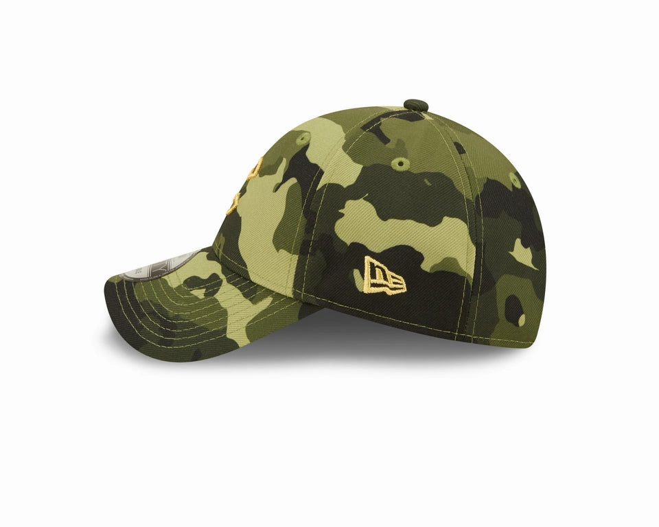 Chicago Cubs New Era 2022 MLB Armed Forces Day 9FORTY Adjustable Hat - Camo