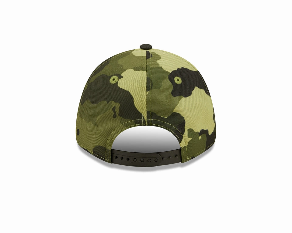 Chicago Cubs New Era 2022 MLB Armed Forces Day 9FORTY Adjustable Hat - Camo