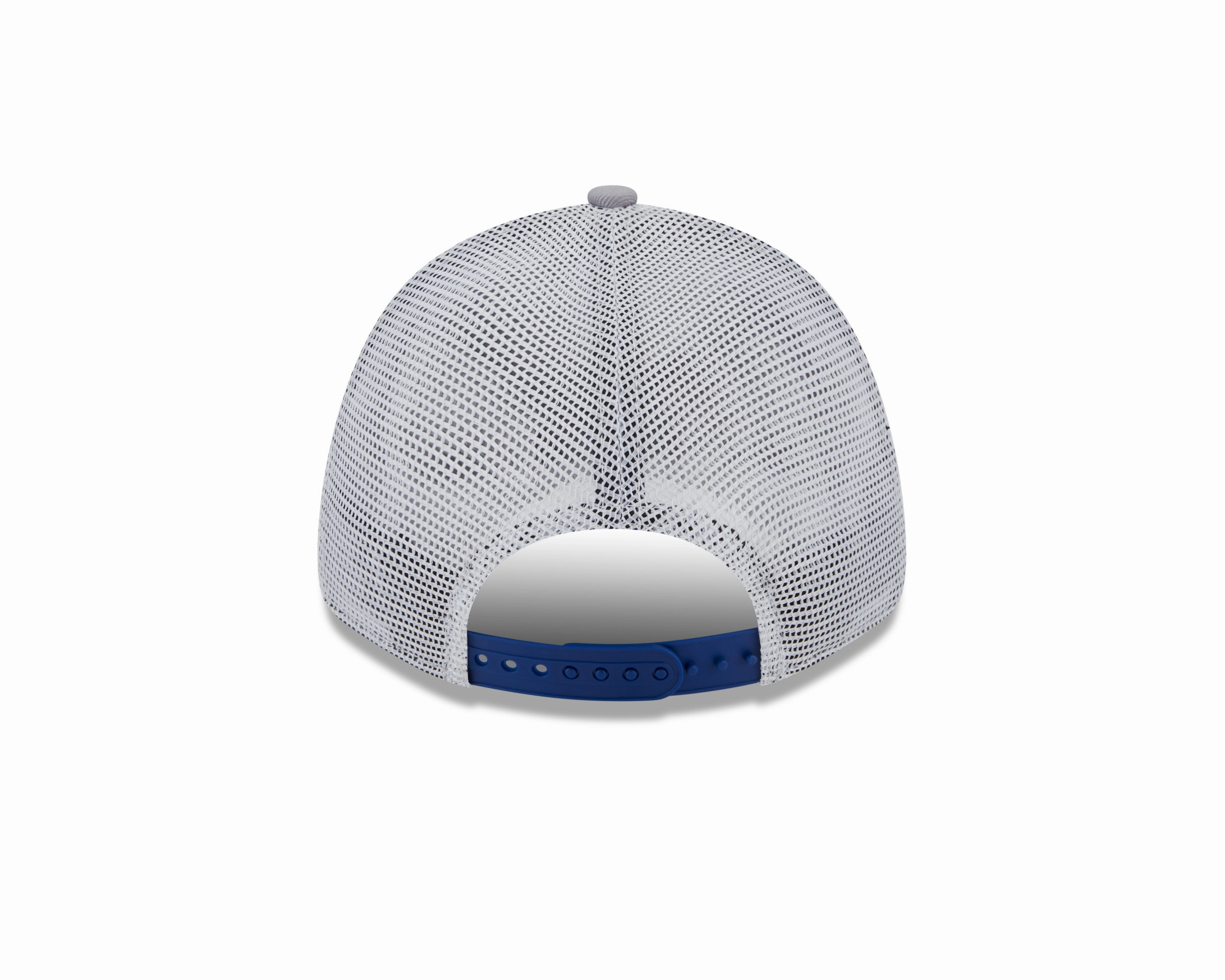 Chicago Cubs New Era 2 Tone Royal/Gray Patch Trucker 9FORTY Adjustable Hat