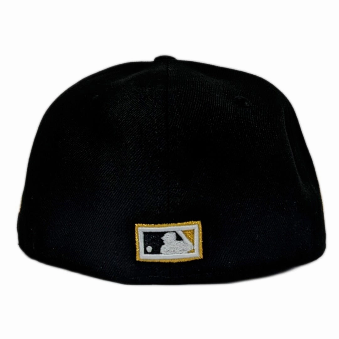 Chicago Cubs New Era 59FIFTY Day Black/Gold 59FIFTY Fitted Hat