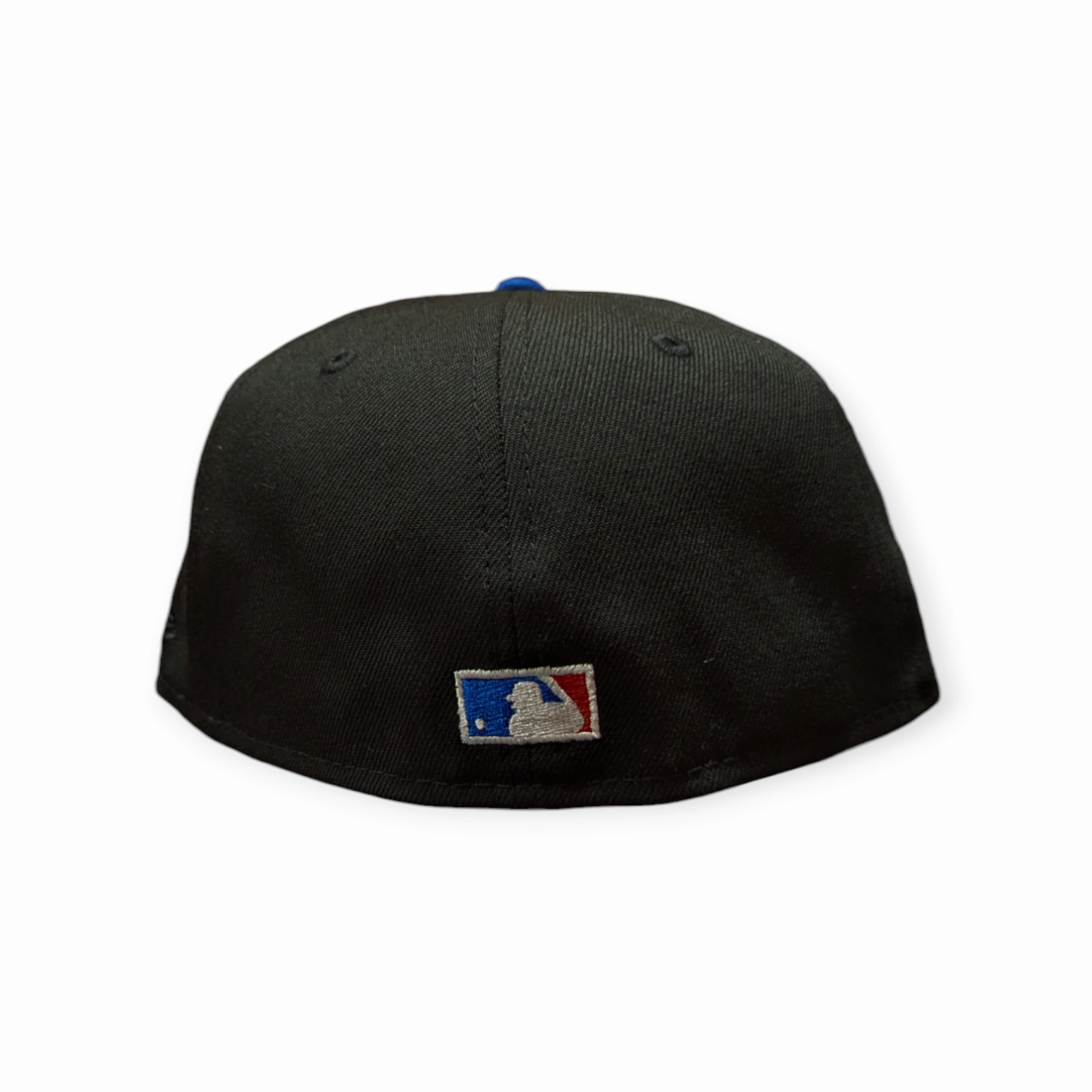 Chicago Cubs New Era Black/Royal Script 59FIFTY Fitted Hat