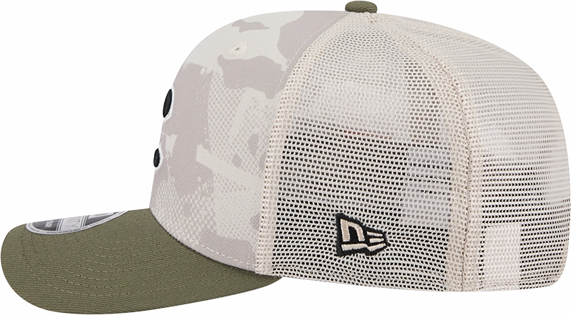 Chicago Cubs New Era Camo 2025 Armed Forces Day 9SEVENTY Trucker Hat