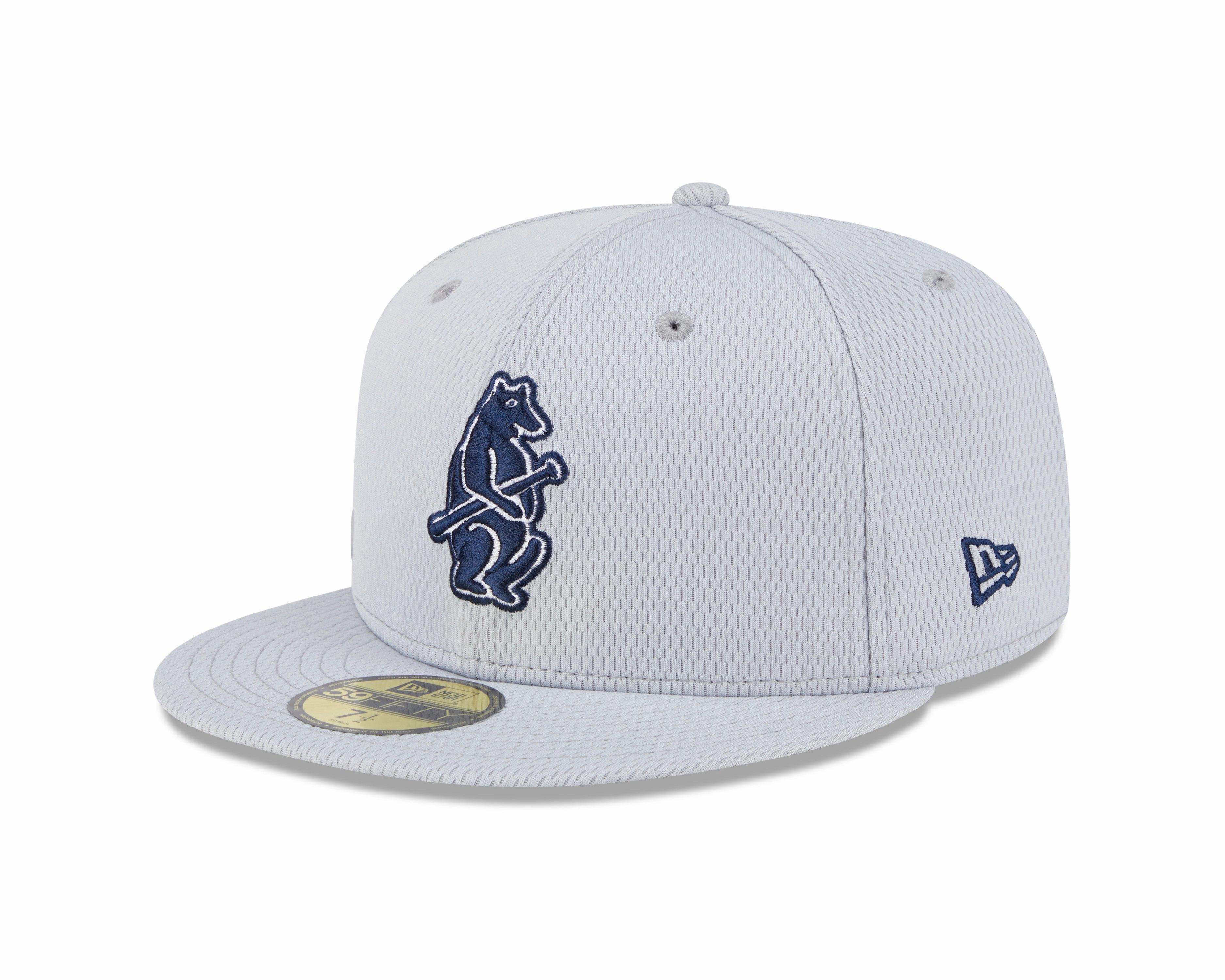 Chicago Cubs New Era Gray 2025 Clubhouse 59FIFTY Fitted Hat