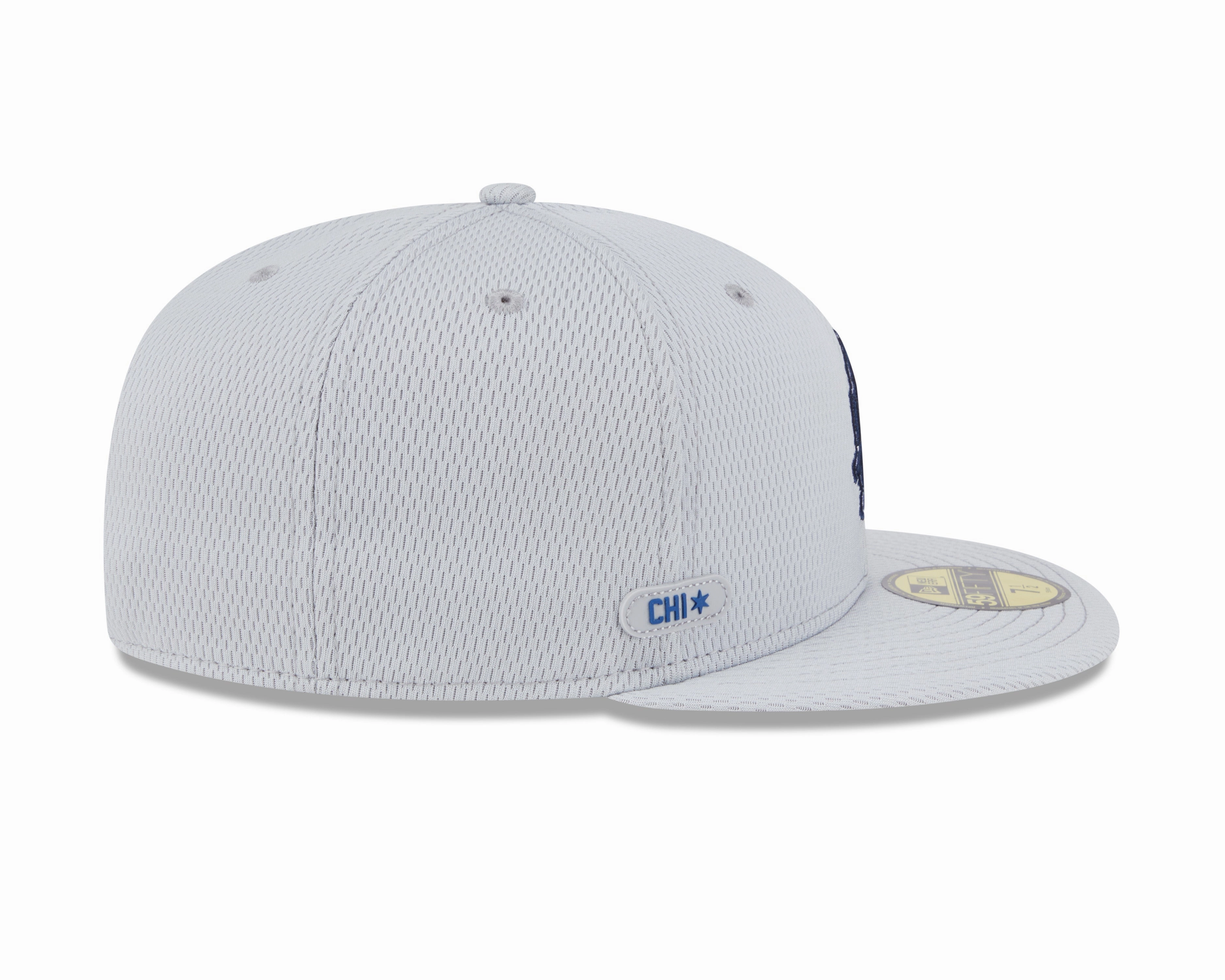 Chicago Cubs New Era Gray 2025 Clubhouse 59FIFTY Fitted Hat