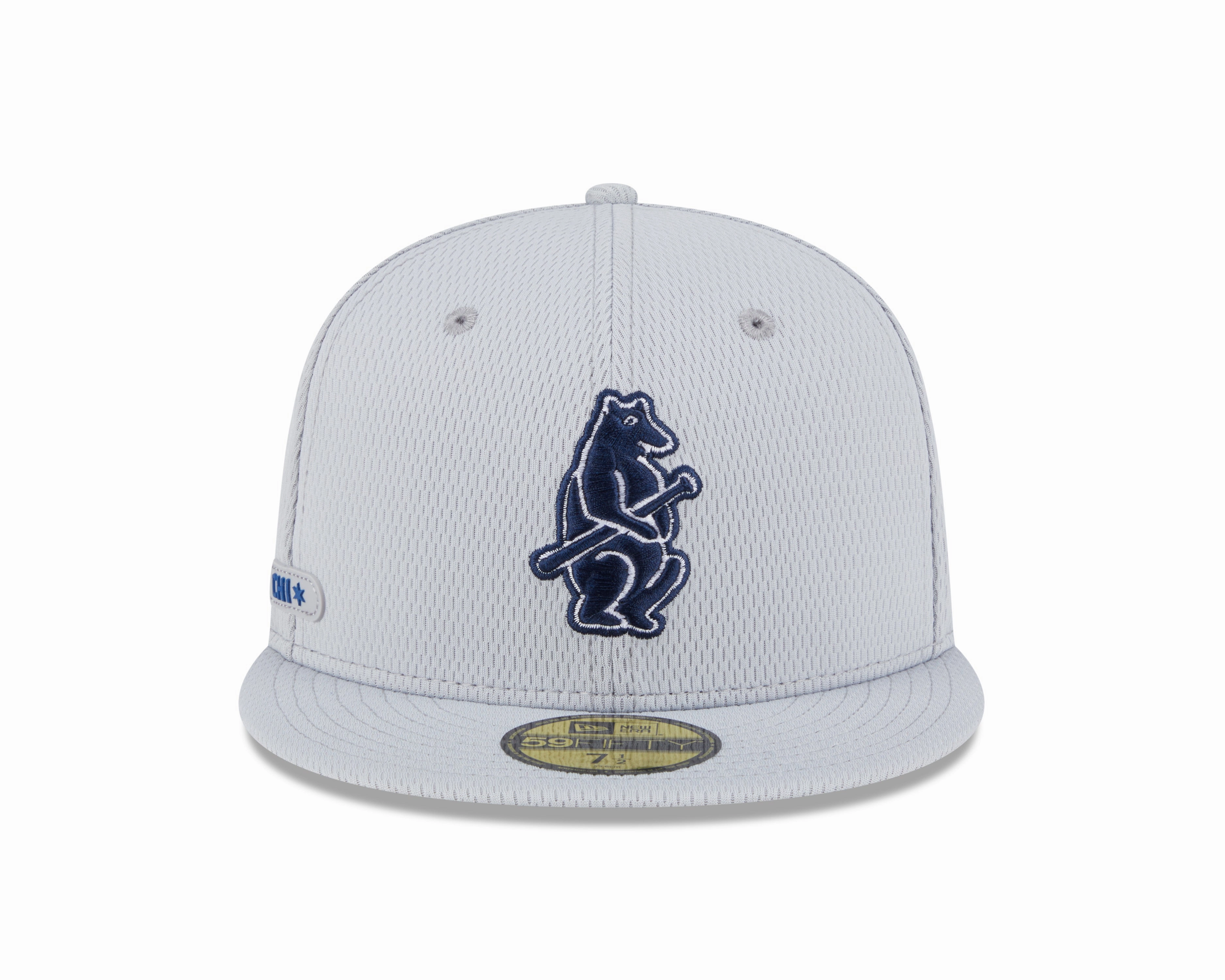 Chicago Cubs New Era Gray 2025 Clubhouse 59FIFTY Fitted Hat