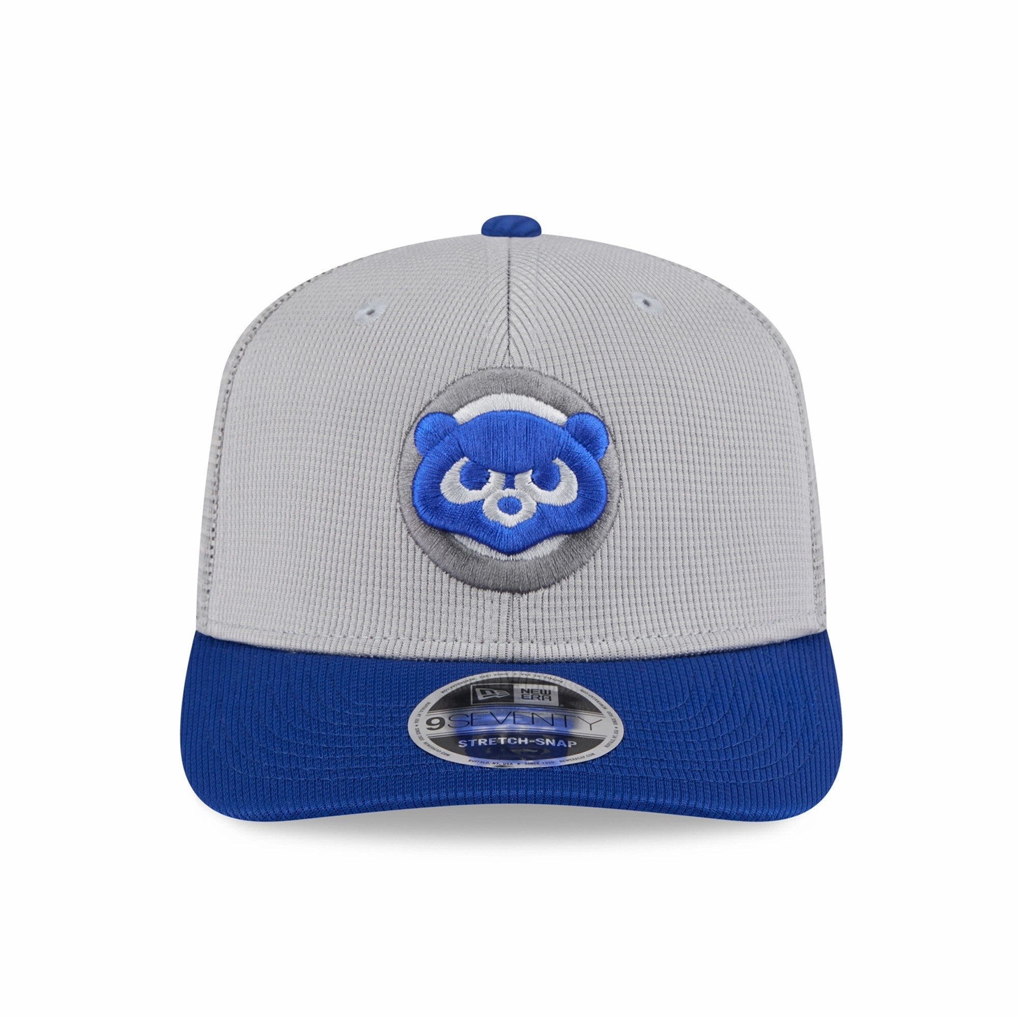 Chicago Cubs New Era Gray/Royal Batting Practice 9SEVENTY Trucker Hat