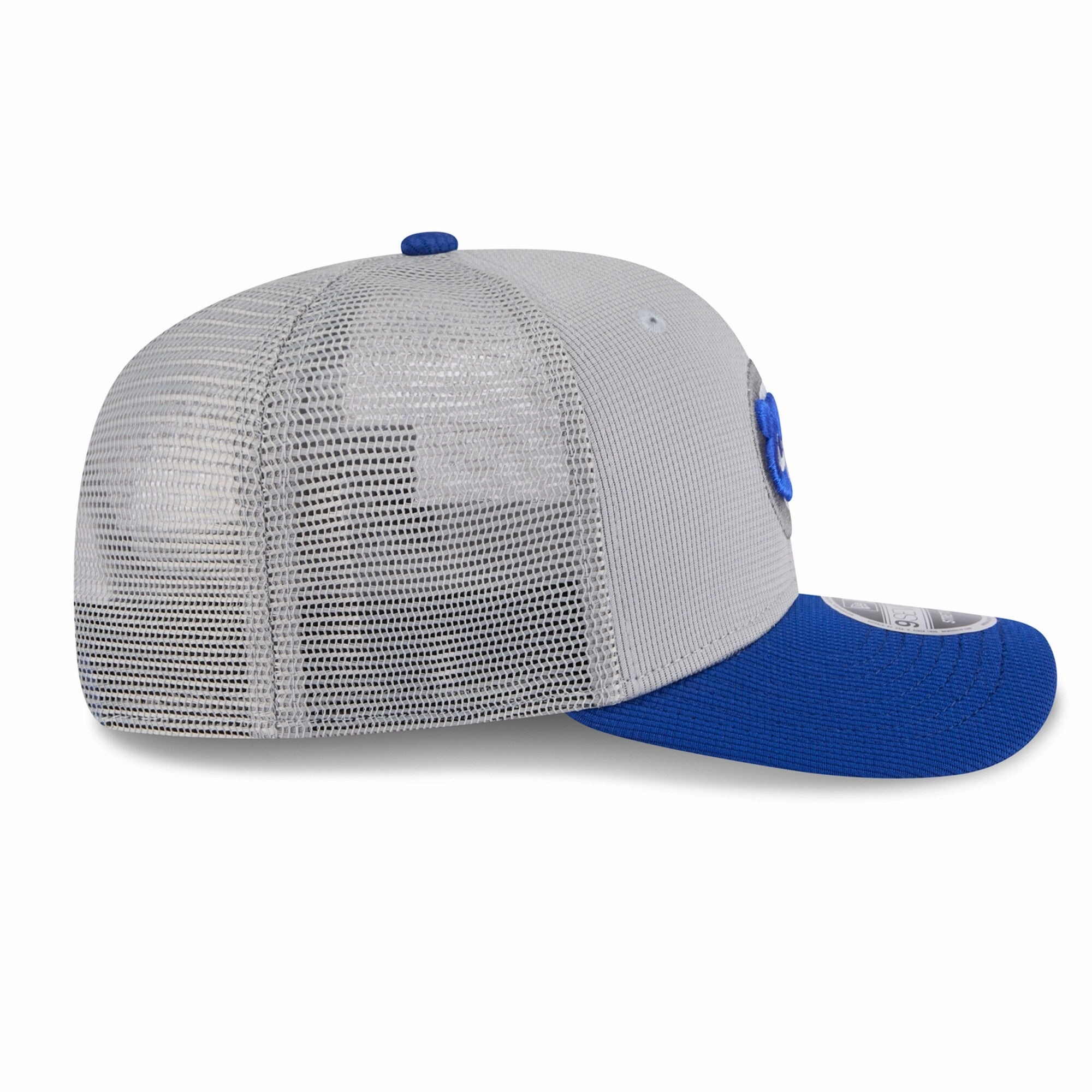 Chicago Cubs New Era Gray/Royal Batting Practice 9SEVENTY Trucker Hat