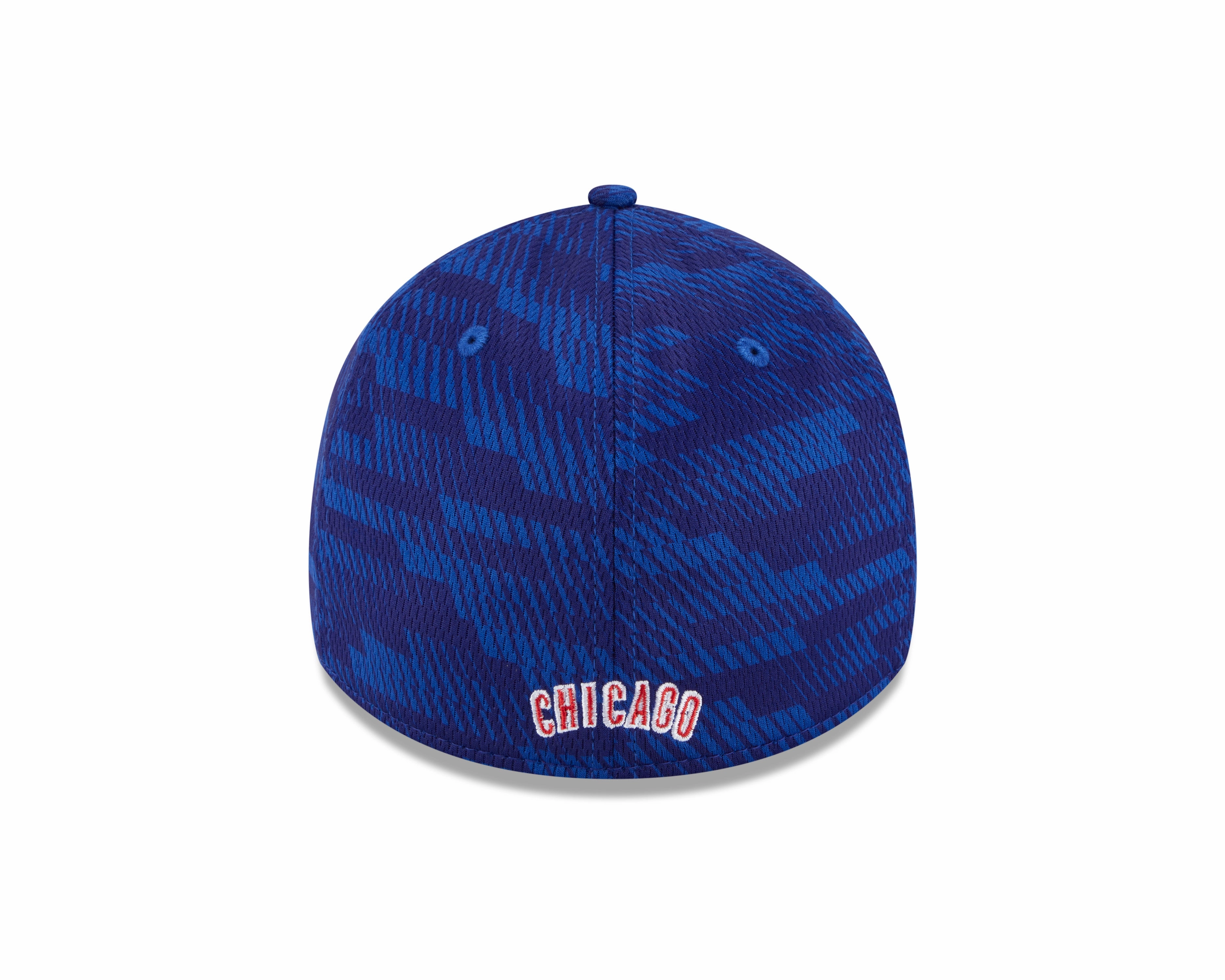 Chicago Cubs Royal 2025 Clubhouse Bullseye Logo Alternate New Era 39THIRTY Flex Hat