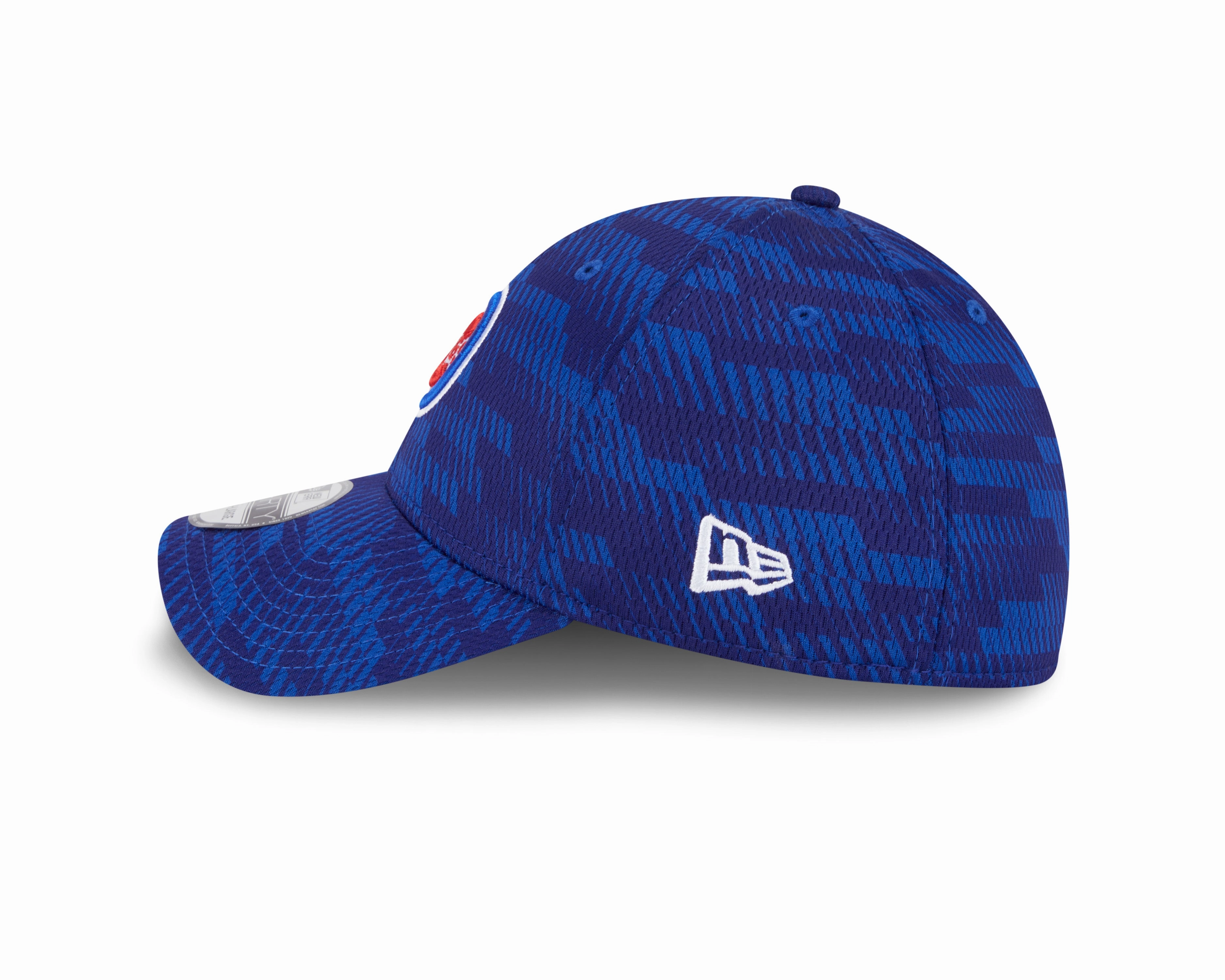 Chicago Cubs Royal 2025 Clubhouse Bullseye Logo Alternate New Era 39THIRTY Flex Hat