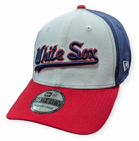 Chicago White Sox 1987 Script White/Navy/Red 39THIRTY Flex Fit New Era Hat