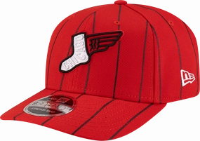 Chicago White Sox City Connect Red 9SEVENTY Pinstripe Adjustable Hat