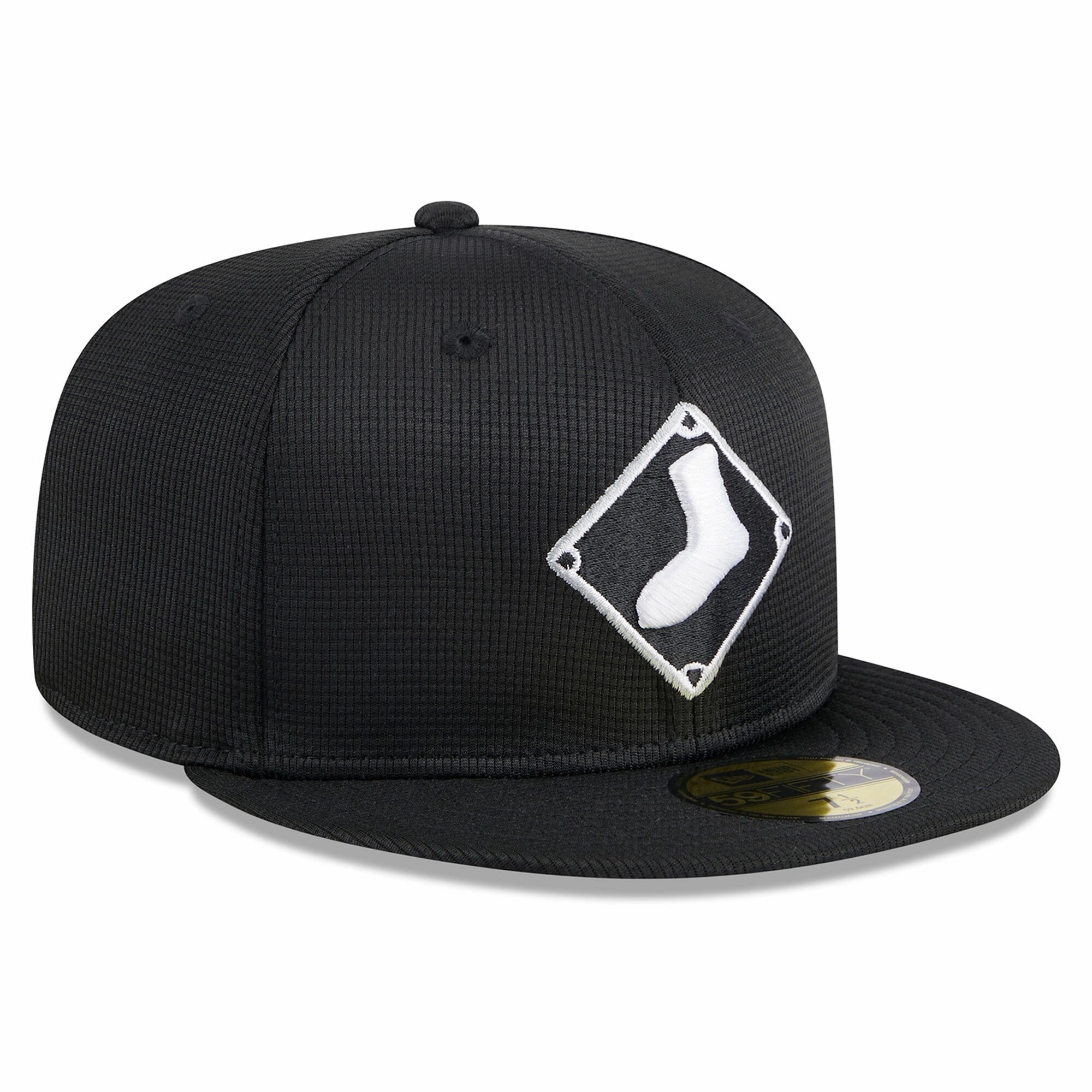 Chicago White Sox New Era 2025 Black Batting Practice 59FIFTY Fitted Hat