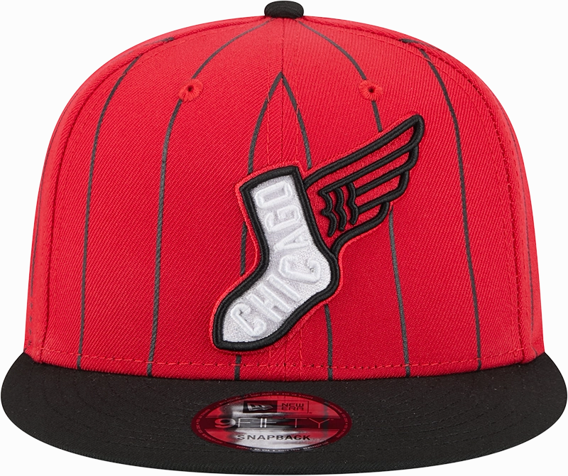 Chicago White Sox New Era 2025 City Connect 9FIFTY Snapback Hat - Red/Black