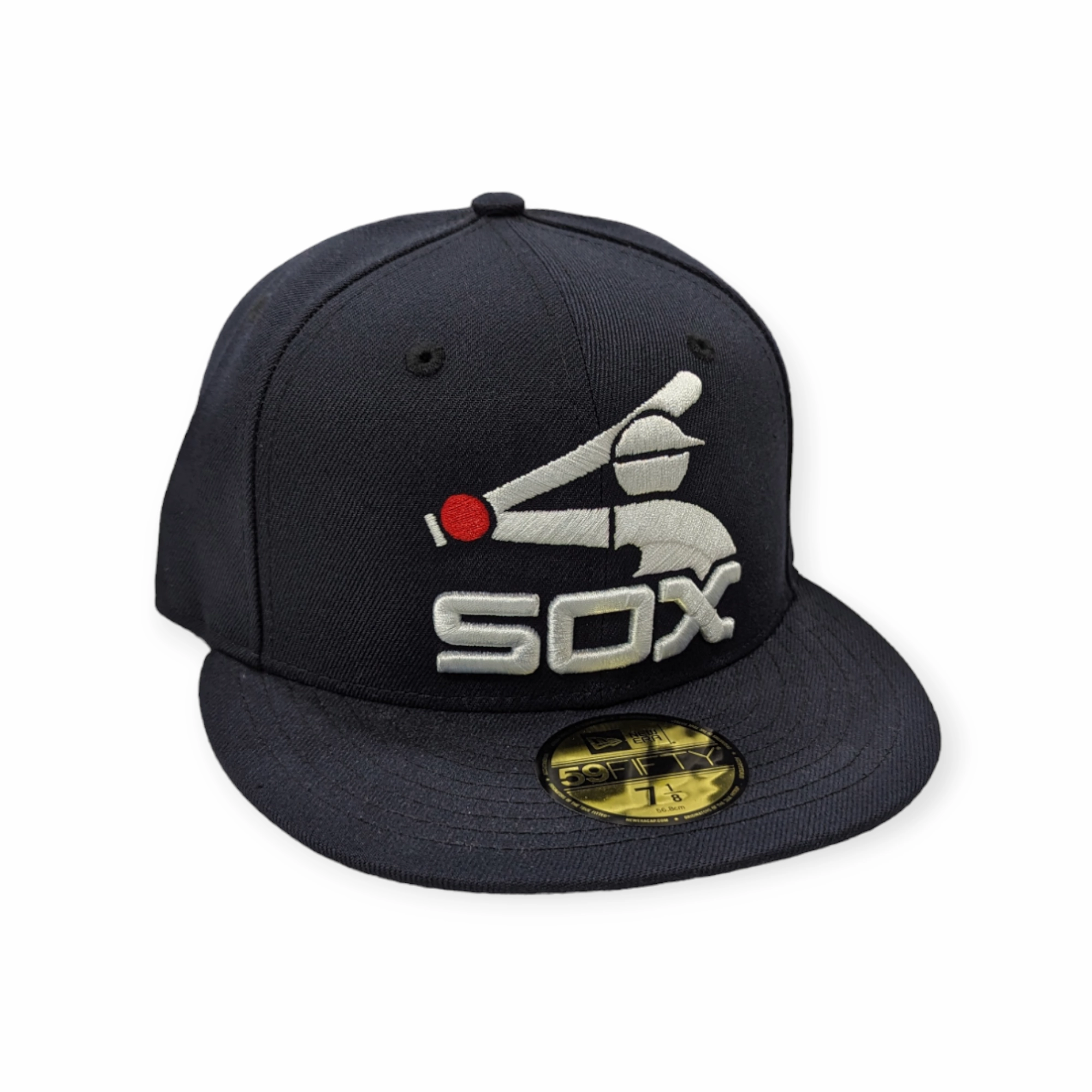 Chicago White Sox New Era Batterman Logo Navy Cooperstown Batterman 59FIFTY Fitted Hat